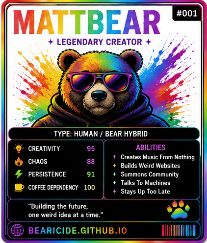 MATTBEAR trading card