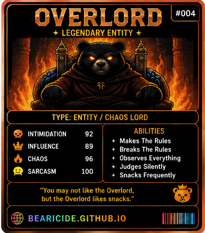 OVERLORD trading card
