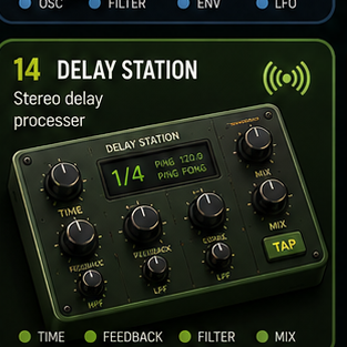 Delay Station tile