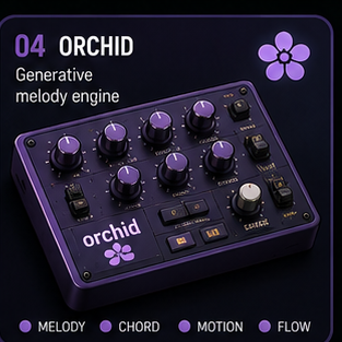 Orchid tile